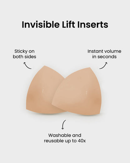 Double-Sided Adhesive Invisible Lift Inserts (2 Pairs)