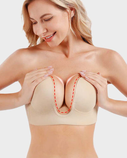 Strapless Push-Up Plunge Bra