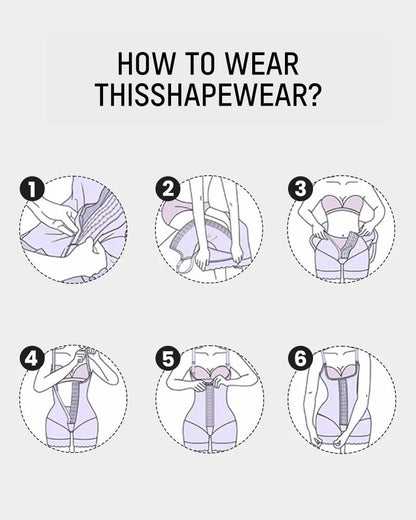 Extra Plus Size Shaper Bodysuit