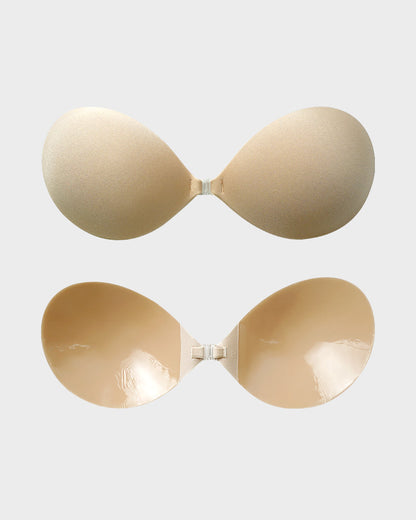 Front Closure Adhesive Invisible Push-Up Bra(2 Pairs)