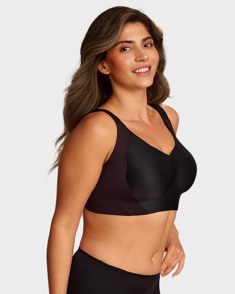Invisible Wide-Band Wireless Support Bra
