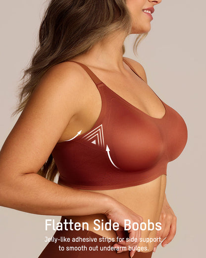 Luxury Satin Seamless Wireless Support Bra