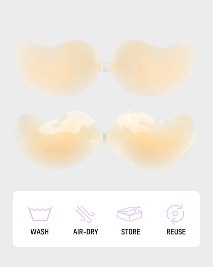 Mango Cup Ultra-Thin Silicone Adhesive Bra (2 Pairs)