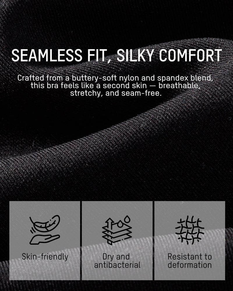 Soft Full Coverage Scalloped Wireless Jelly Bra