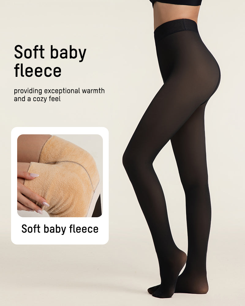 Translucent Fleece Lined Tights